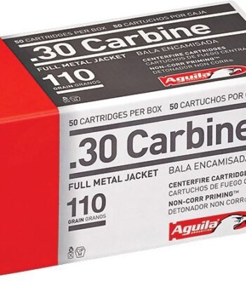 Aguila Ammunition .30 Carbine 110-Grain Centerfire Ammunition