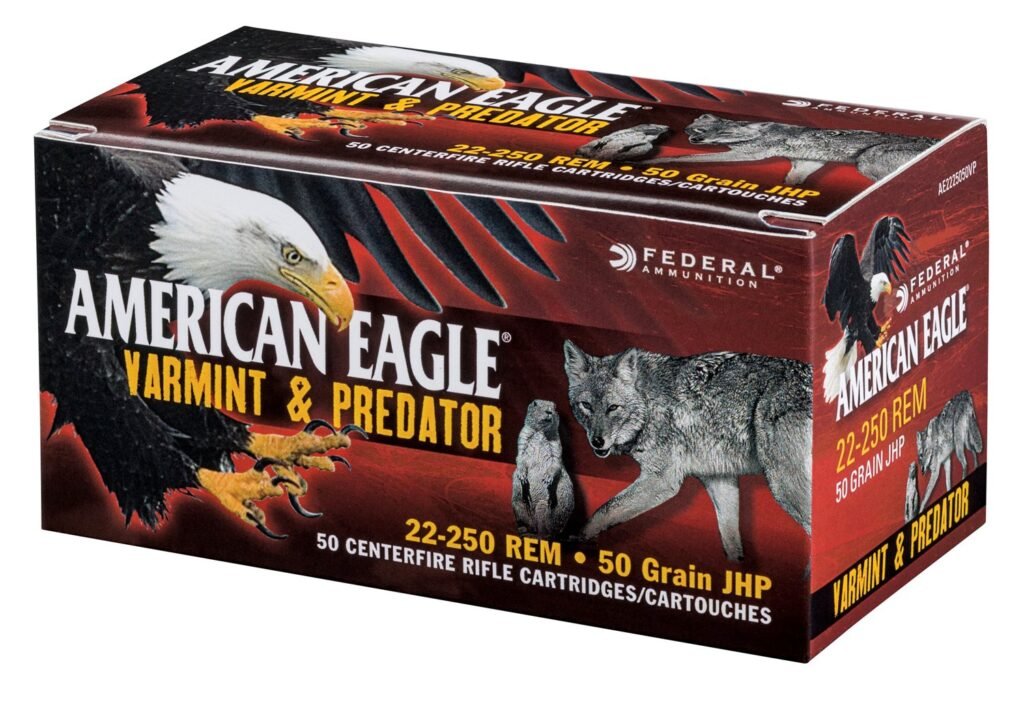 Federal® American Eagle® Varmint and Predator Full Metal Jacket .223 Remington 50-Grain Ammunition