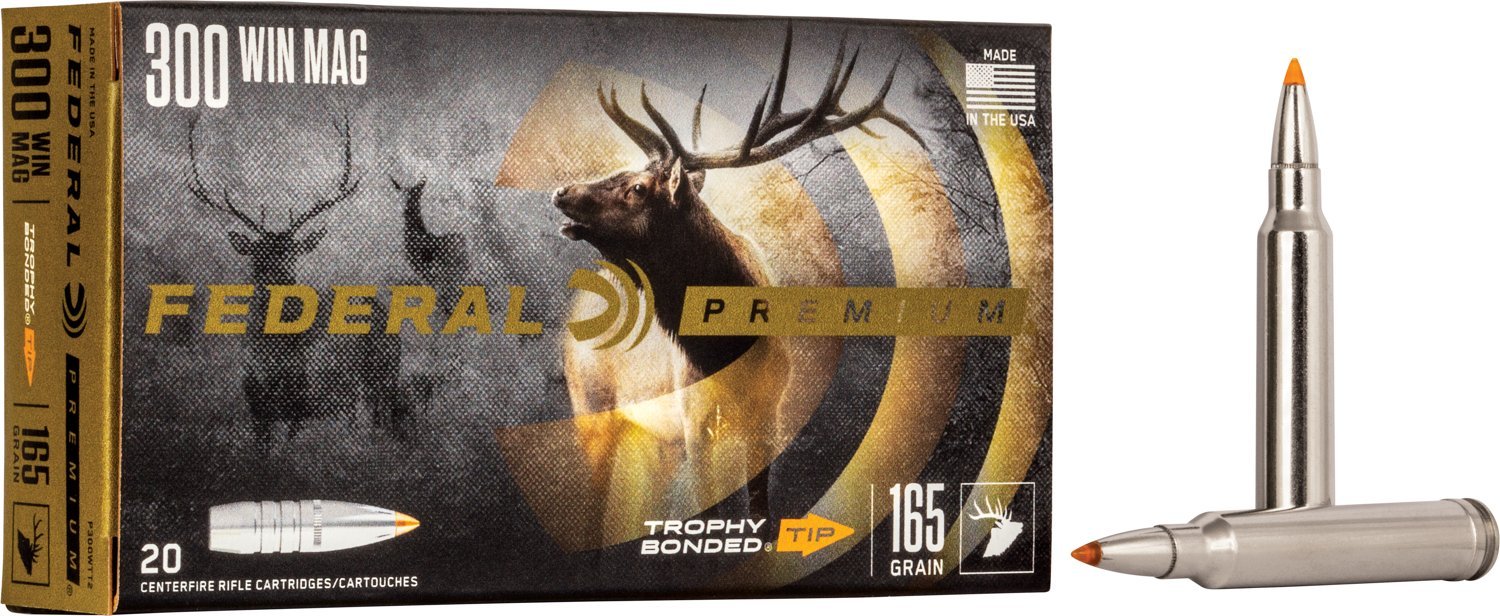 Federal Premium Trophy Bonded Tip Centerfire Rifle Ammunition Federal Premium Trophy Bonded Tip Centerfire Rifle Ammunition