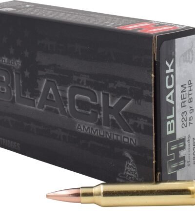 Hornady BTHP BLACK™ .223 Remington 75-Grain Rifle Ammunition - 20 Rounds