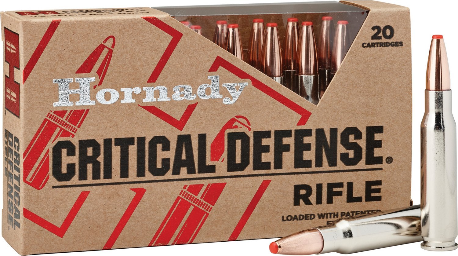 Hornady Critical Defense FTX Rifle Ammunition - 20 Rounds Hornady Critical Defense FTX Rifle Ammunition - 20 Rounds
