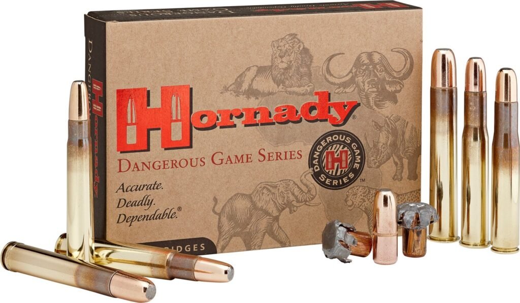 Hornady Dangerous Game 375 H&H Magnum 300-Grain Rifle Ammunition - 20 Rounds