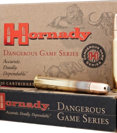 Hornady Dangerous Game 500 Nitro Express 570-Grain Rifle Ammunition - 20 Rounds