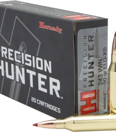 Hornady ELD-X Precision Hunter .243 Winchester 90-Grain Rifle Ammunition - 20 Rounds