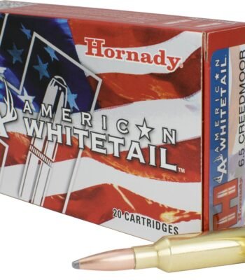 Hornady InterLock American Whitetail 6.5 Creedmoor 129-Grain Rifle Ammunition - 20 Rounds