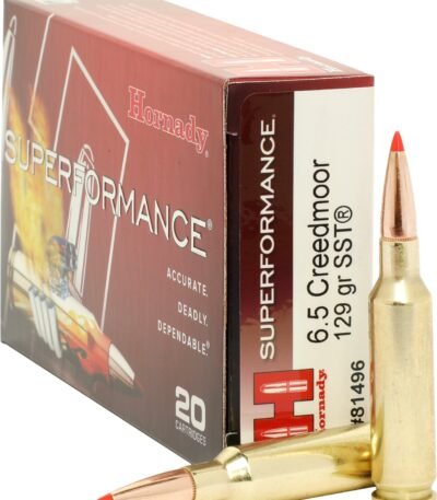 Hornady Superformance SST 6.5mm Creedmoor 129-Grain Rifle Ammunition - 20 Rounds