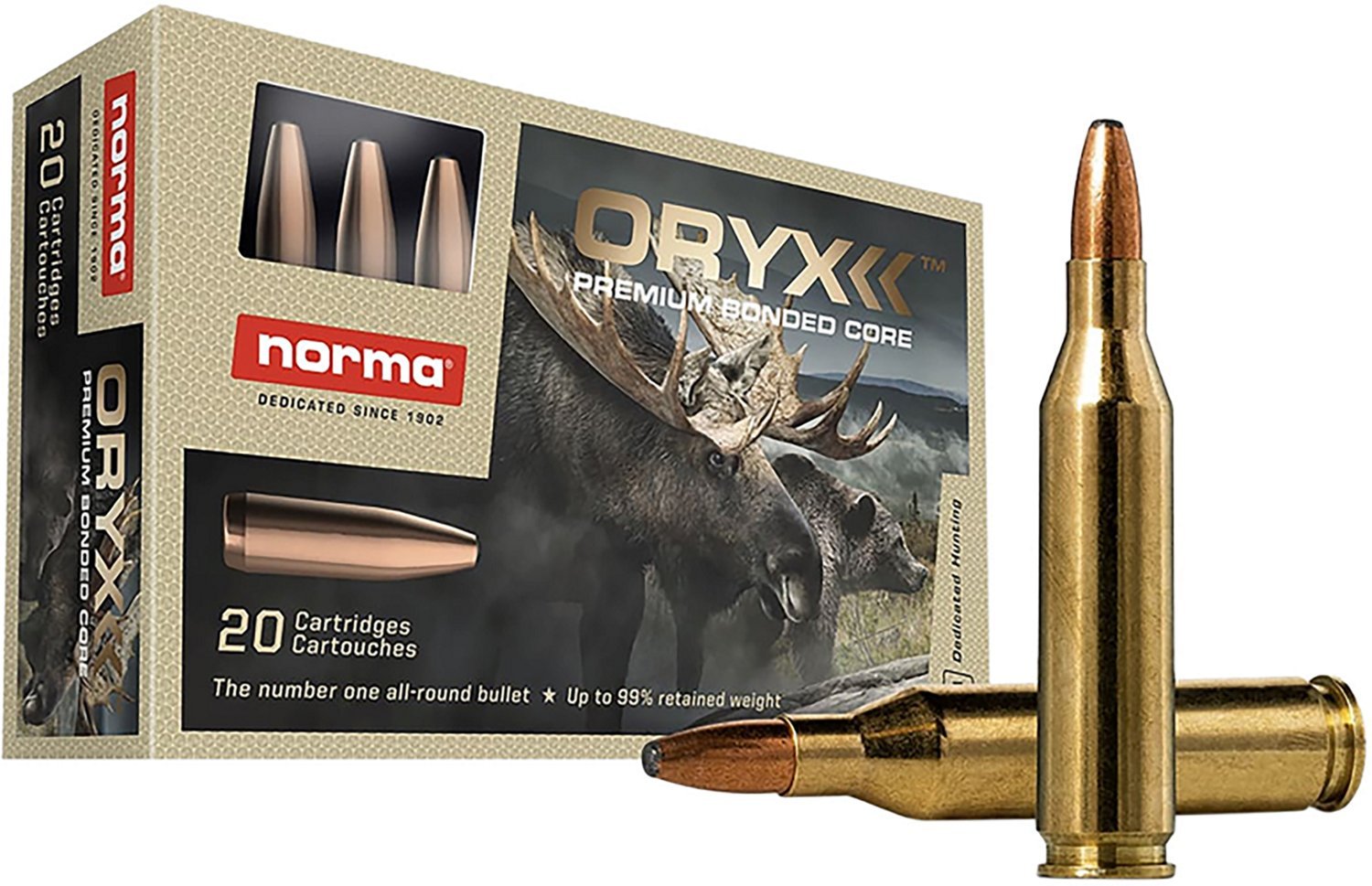 Norma USA Oryx .243 Winchester 100-Grain Rifle Ammunition - 20 Rounds