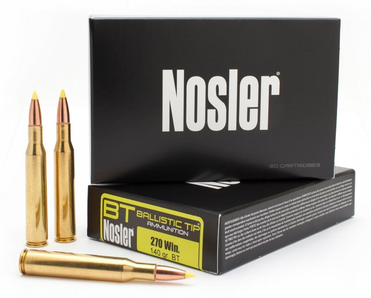 Nosler Ballistic Tip .270 Win 140-Grain Centerfire Rifle Ammunition