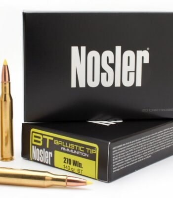 Nosler Ballistic Tip .270 Win 140-Grain Centerfire Rifle Ammunition