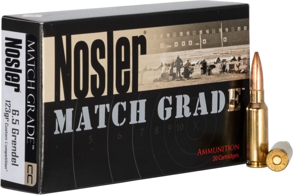 Nosler Match Grade 6.5 Grendel 123-Grain Rifle Ammunition