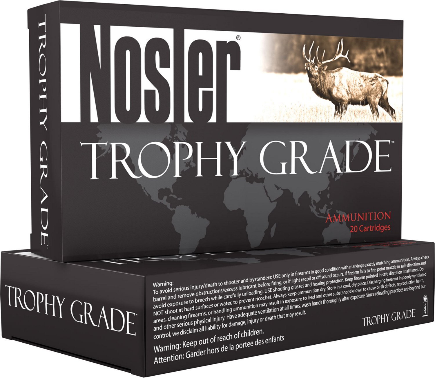 Nosler Trophy Grade 6.5 x 284mm Norma 140-Grain Centerfire Rifle Ammunition Nosler Trophy Grade 6.5 x 284mm Norma 140-Grain Centerfire Rifle Ammunition