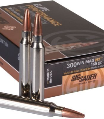 SIG SAUER Elite Hunting HT .300 Winchester 165-Grain Centerfire Rifle Ammunition