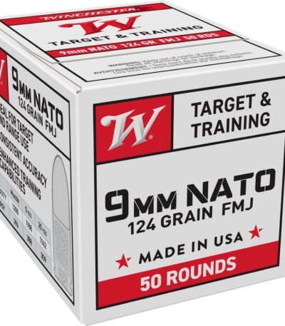 Winchester 9mm NATO 124-Grain Ammunition - 50 Rounds