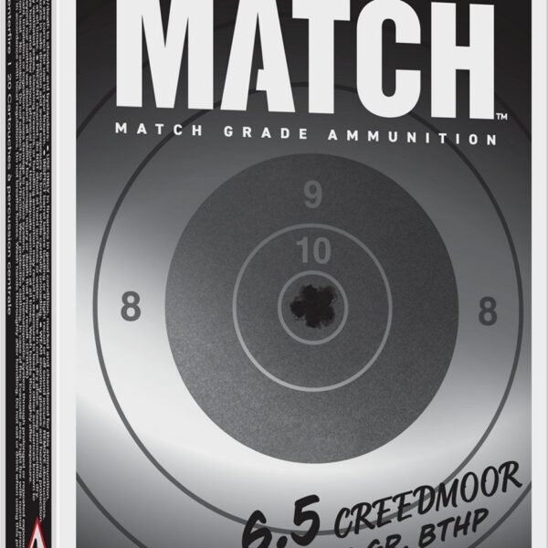 Winchester Match 6.5mm Creedmoor 140-Grain Boat Tail HP Centerfire Rifle Ammunition