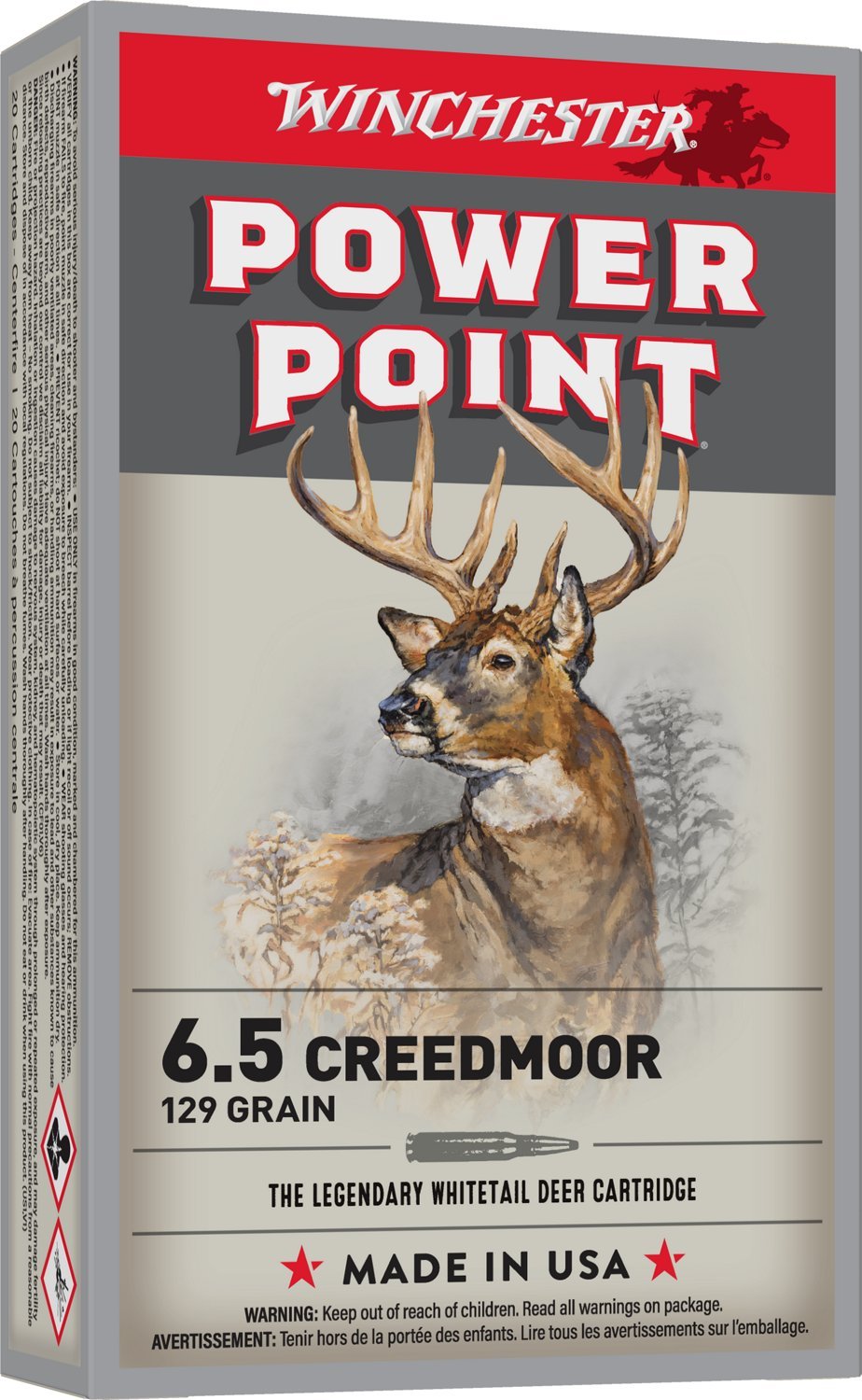 Winchester Super X 6.5mm Creedmoor 129-Grain Centerfire Rifle Ammunition - 20 Rounds Winchester Super X 6.5mm Creedmoor 129-Grain Centerfire Rifle Ammunition - 20 Rounds