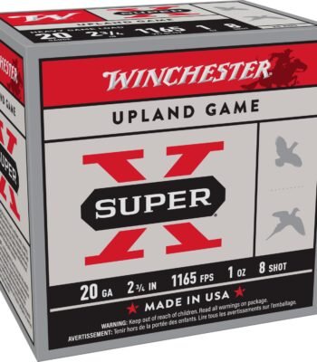 Winchester Super-X Game and Field Loads 20 Gauge Shotshells - 25 Rounds