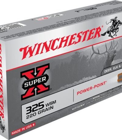 Winchester Super-X Power-Point .325 WSM 220-Grain Centerfire Rifle Ammunition