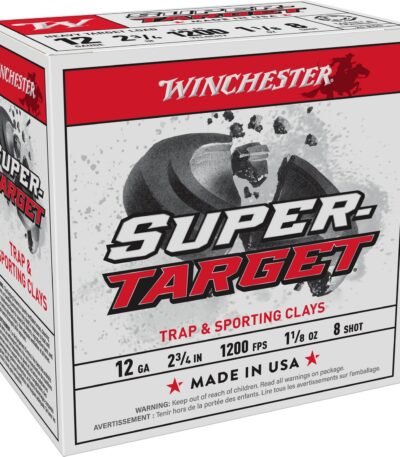 Winchester Target Load 12 Gauge 8 Shotshells - 25 Rounds