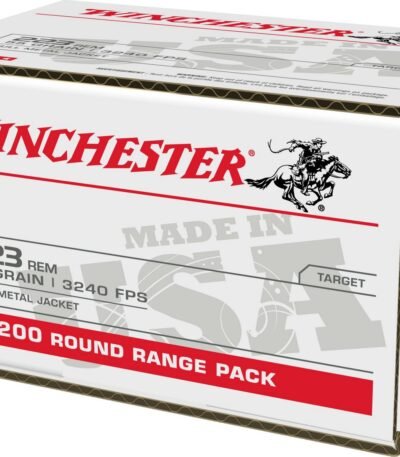 Winchester USA .223 Rem 55-Grain Full Metal Jacket Ammunition - 200 Rounds