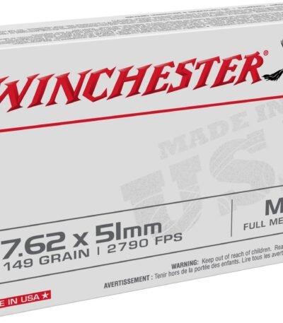 Winchester USA 7.62 x 51mm NATO 149-Grain Ammunition - 20 Rounds