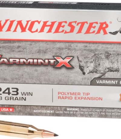 Winchester Varmint X .243 Winchester 58-Grain Centerfire Rifle Ammunition